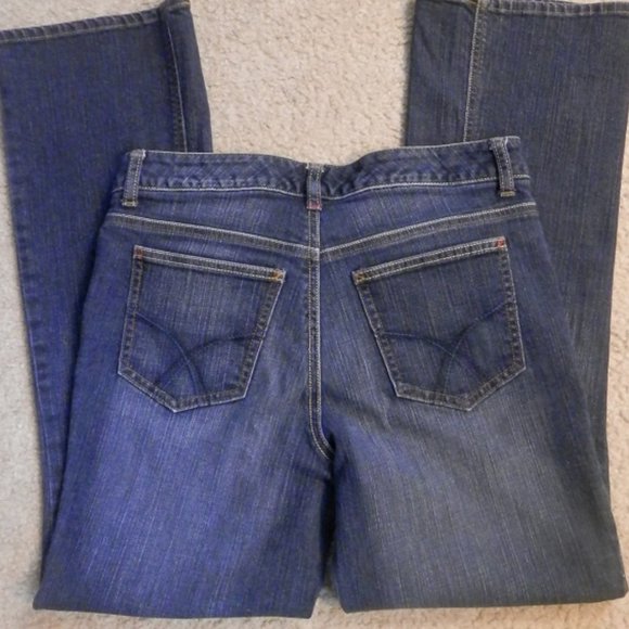 Tommy Hilfiger Boot Cut Dark Wash Jeans - Picture 2 of 5